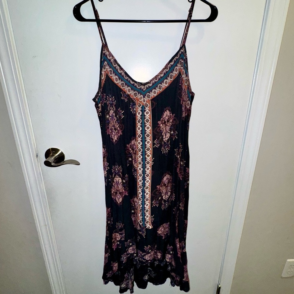 O'Neill Marquita Floral Spaghetti Strap Midi Dress